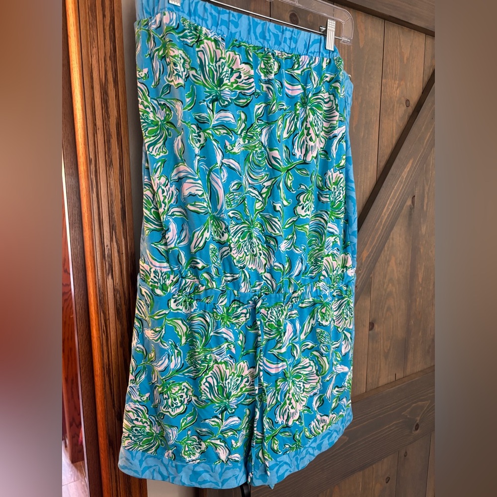 Lilly Pulitzer sleeveless romper cover up